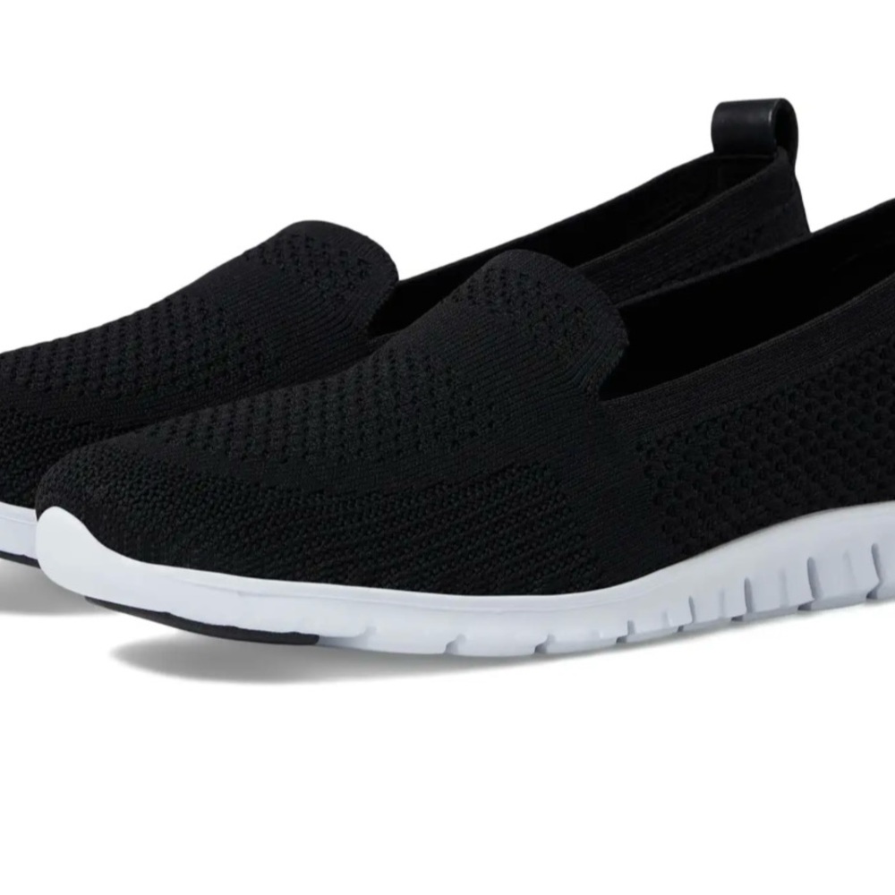 NEW IN BOX * Black Slip-On Women's Shoes ‘zerogrand black knit’